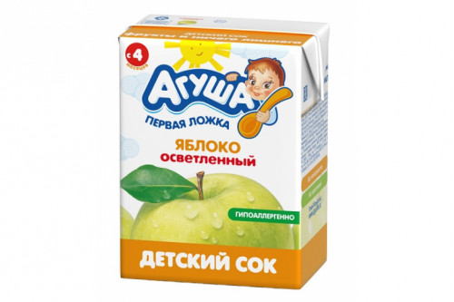 Сок "Агуша" яблоко 200г