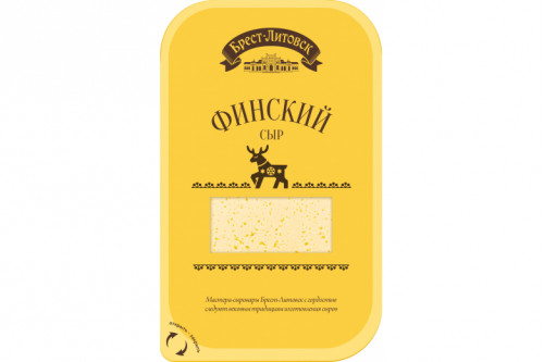 Сыр "Брест-Литовск" финский 130г нарезка