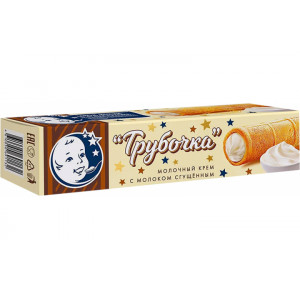 Вафельная трубочка В.П. Пастухова МИНИ 30г 19.5% с молочным кремом