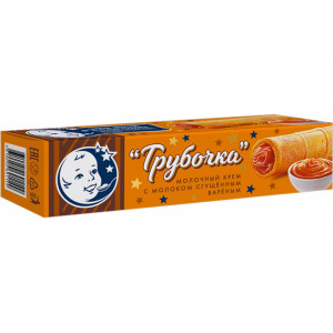 Вафельная трубочка В.П. Пастухова МИНИ 30г 19.5% с вареной сгущенкой