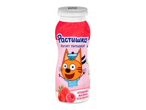 Йогурт "Растишка" клубника-малина-земляника 90г