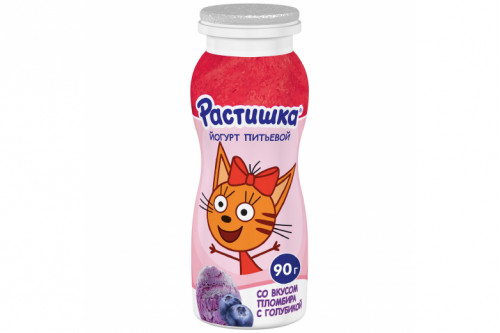 Йогурт "Растишка" пломбир-голубика 90г Йогурт "Растишка" пломбир-голубика 90г