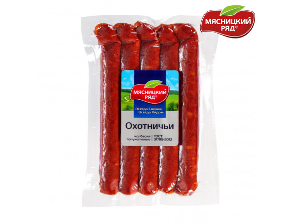 Колбаски полукопченые "Охотничьи" Мясницкий ряд