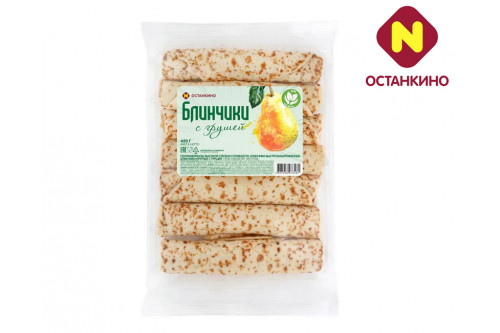 Блинчики круглые с грушей Останкино Блинчики круглые с грушей Останкино