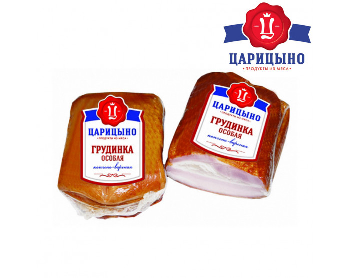 Грудинка свиная варено-копченая Царицыно