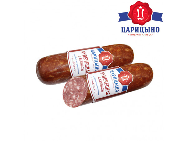 Колбаса полукопченая Купеческая с беконом Царицыно Колбаса полукопченая Купеческая с беконом Царицыно