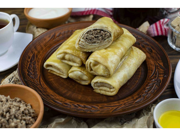 Блинчики с мясом зам. шт. Ремит