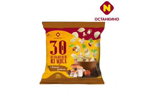 Пельмени с белыми грибами Останкино