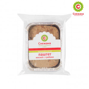 Паштет запечённый мясной Снежана с грибами Снежана