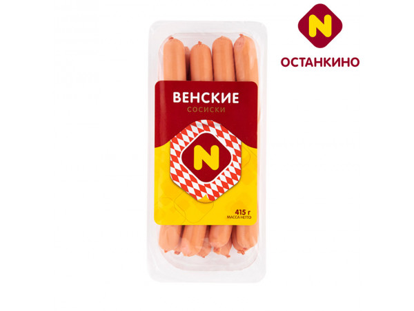 Сосиски «ВЕНСКИЕ» Останкино