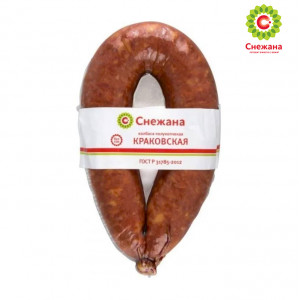 Колбаса полукопченая Краковская Снежана ГОСТ