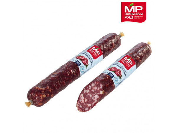 Колбаса сырокопченая Брауншвейгская Мясницкий ряд