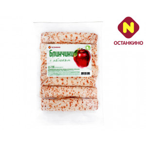 Блинчики круглые с садовыми яблоками Останкино