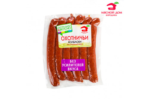 Колбаски полукопченые Охотничьи Мясной дом Бородина
