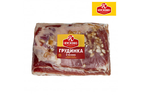 Грудинка в Чесноке соленая Кусково деликатесы